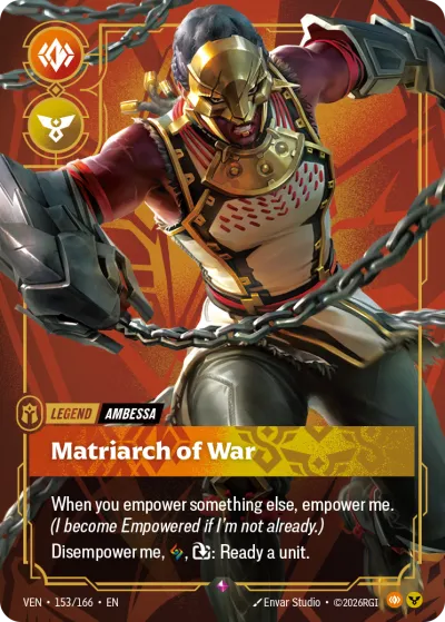 Matriarch of War - Riftbound TCG card