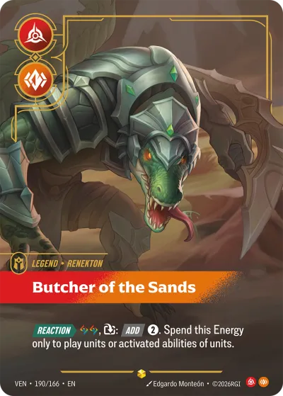 Butcher of the Sands - Riftbound TCG card