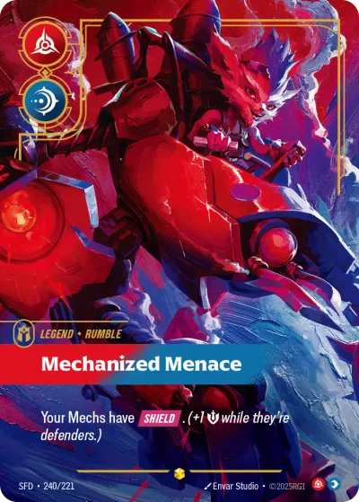 Rumble, Mechanized Menace