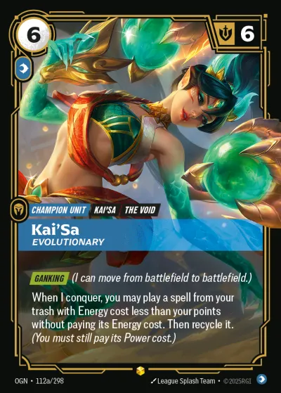 Kai'Sa, Evolutionary