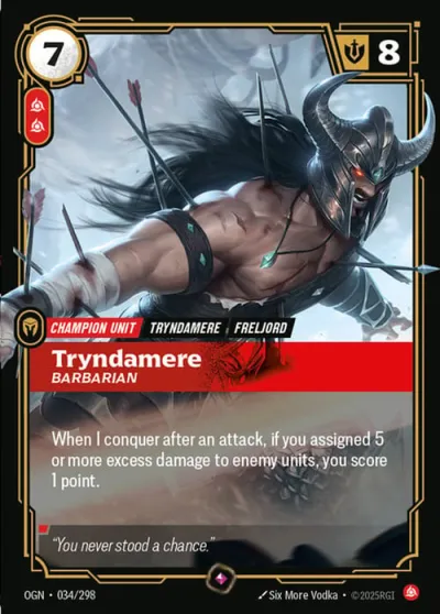 Tryndamere, Barbarian
