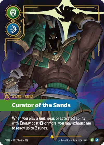 Curator of the Sands - Riftbound TCG card