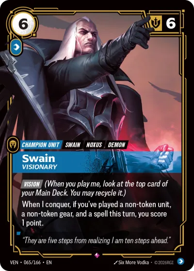 Swain, Visionary - Riftbound TCG card