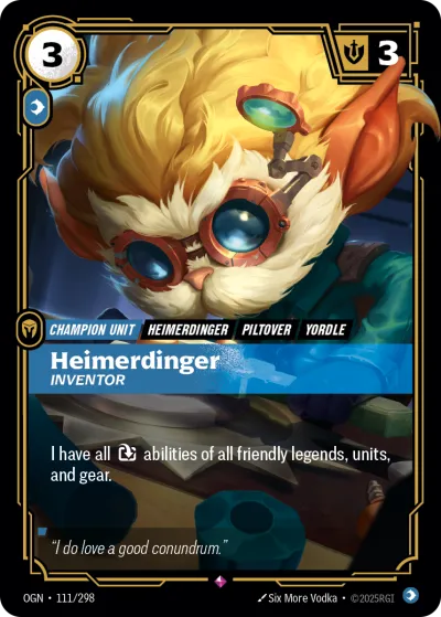 Heimerdinger, Inventor