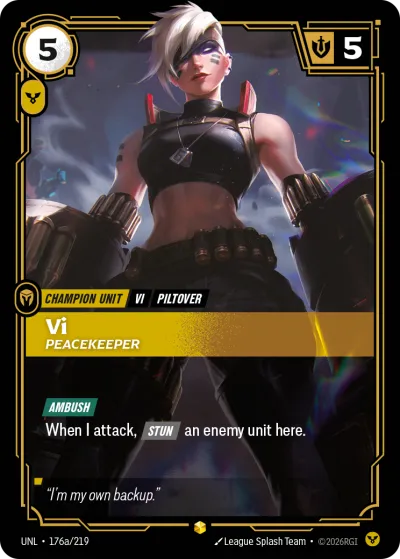 Vi, Peacekeeper