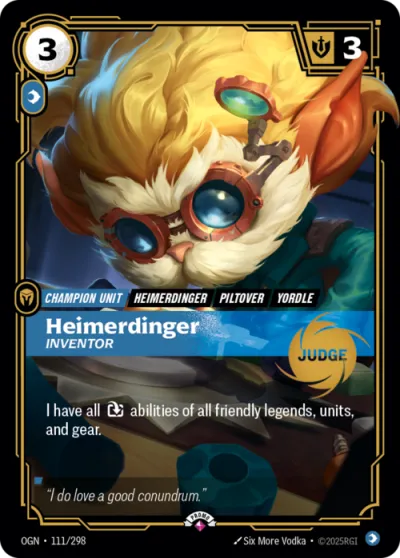 Heimerdinger, Inventor