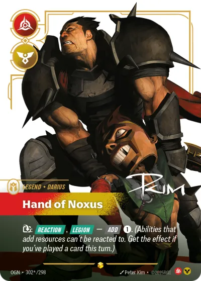Darius, Hand of Noxus