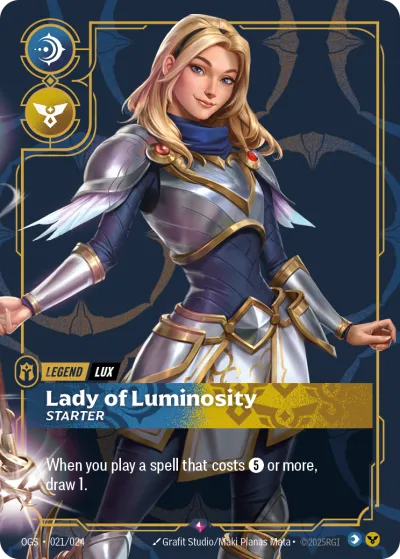 Lux, Lady of Luminosity