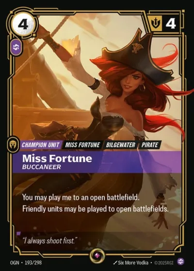 Miss Fortune, Buccaneer
