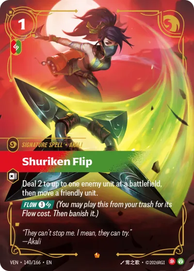 Shuriken Flip - Riftbound TCG card