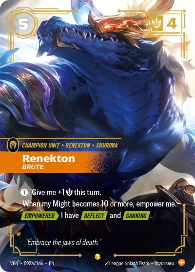 Renekton, Brute - Riftbound TCG card