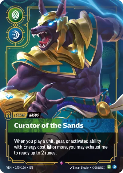 Curator of the Sands - Riftbound TCG card