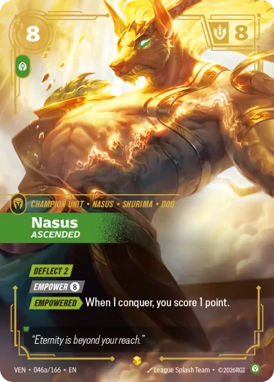 Nasus, Ascended - Riftbound TCG card