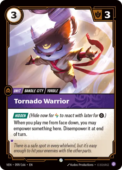 Tornado Warrior - Riftbound TCG card