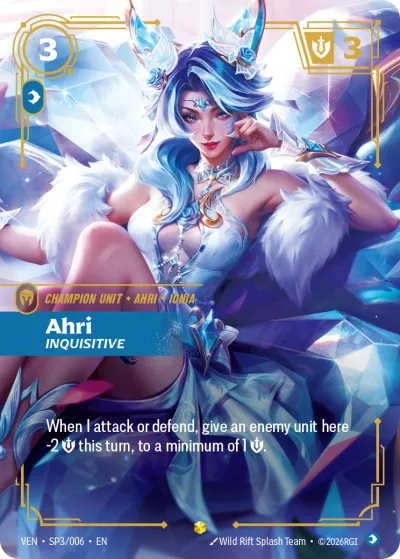 Ahri, Inquisitive - Riftbound TCG card