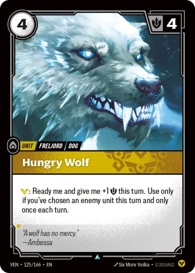 Hungry Wolf - Riftbound TCG card