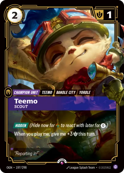 Teemo, Scout
