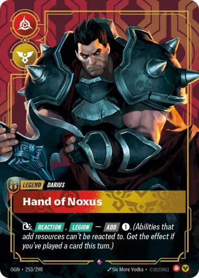 Darius, Hand of Noxus