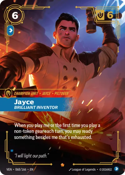 Jayce, Brilliant Inventor - Riftbound TCG card