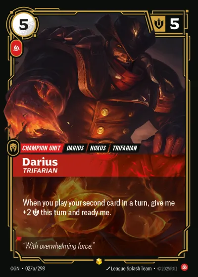 Darius, Trifarian