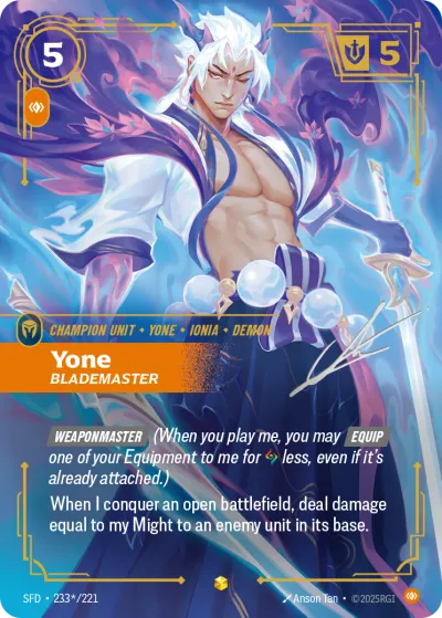 Yone, Blademaster