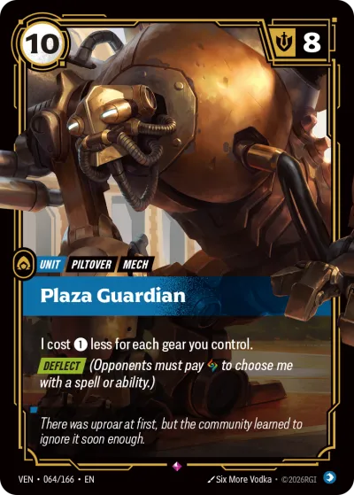 Plaza Guardian - Riftbound TCG card