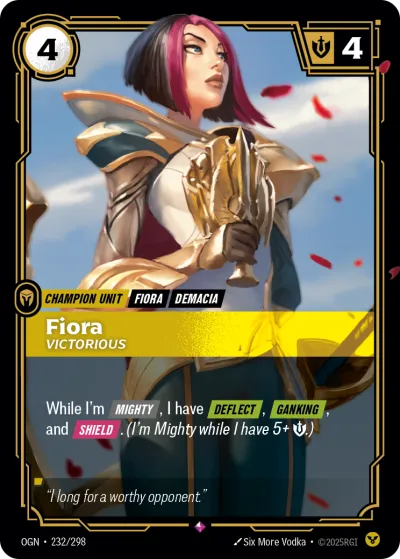 Fiora, Victorious