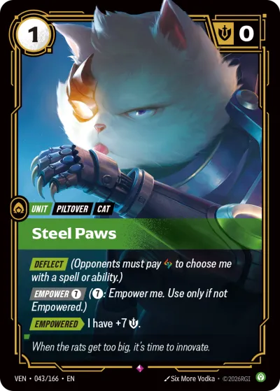Steel Paws - Riftbound TCG card