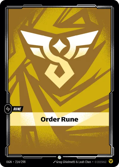 Order Rune