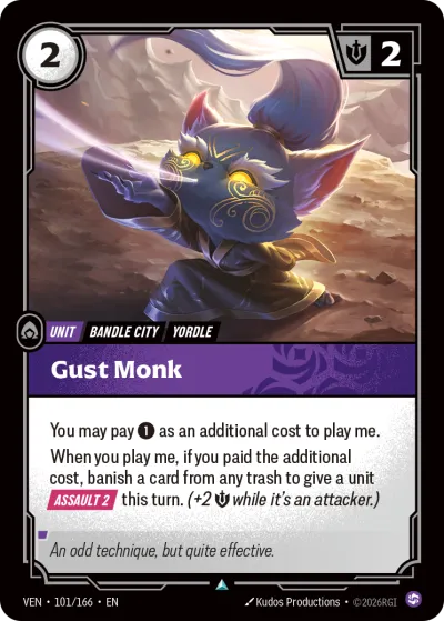 Gust Monk - Riftbound TCG card
