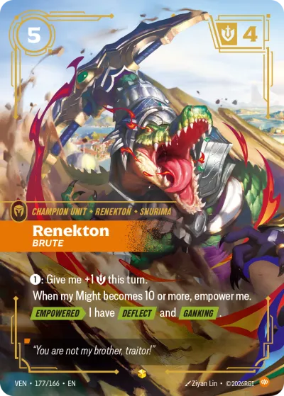 Renekton, Brute - Riftbound TCG card