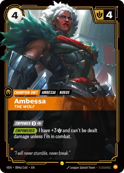 Ambessa, The Wolf - Riftbound TCG card