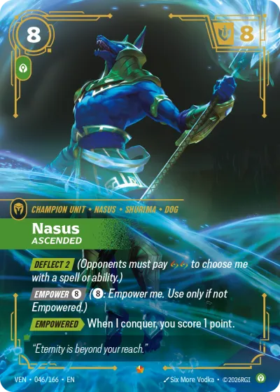 Nasus, Ascended - Riftbound TCG card