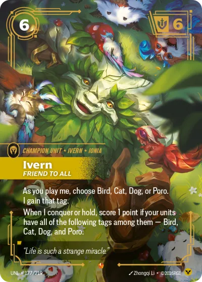 Ivern, Friend to All - Riftbound TCG card