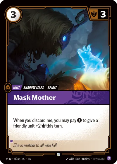 Mask Mother - Riftbound TCG card