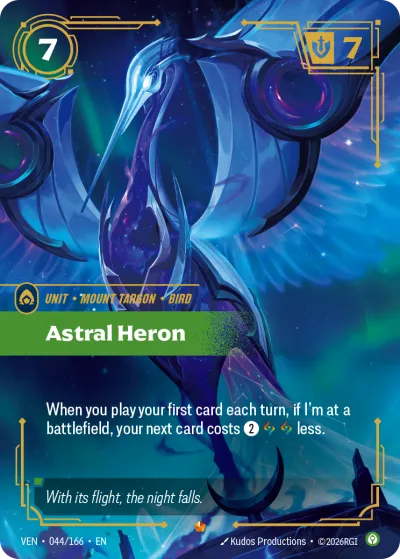 Astral Heron - Riftbound TCG card